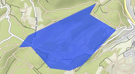 Bodenrichtwertkarte Honerath b. Adenau