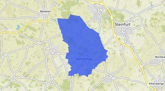 Bodenrichtwertkarte Horstmar Westfalen