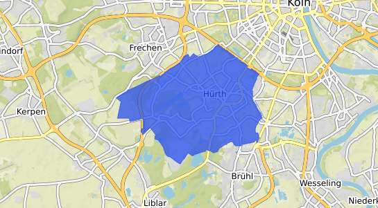 Bodenrichtwertkarte Hürth Rheinland