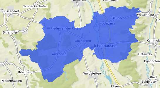 Bodenrichtwertkarte Ichenhausen