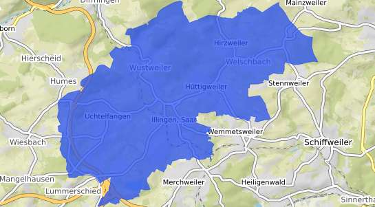 Bodenrichtwertkarte Illingen (W&uuml;rttemberg) Saar
