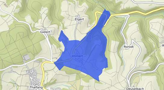 Bodenrichtwertkarte Immert