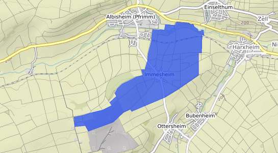 Bodenrichtwertkarte Immesheim