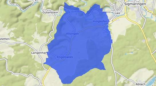 Bodenrichtwertkarte Inzigkofen