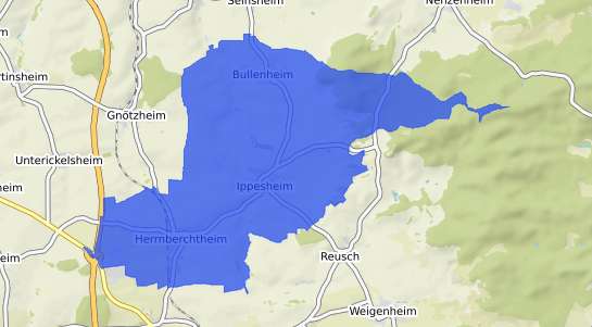 Bodenrichtwertkarte Ippesheim Mittelfranken