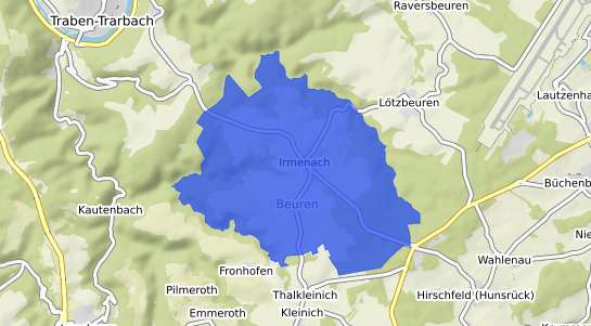 Bodenrichtwertkarte Irmenach