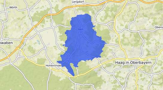 Bodenrichtwertkarte Isen Oberbayern