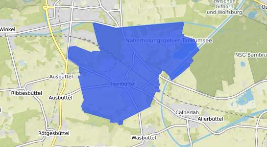 Bodenrichtwertkarte Isenb&uuml;ttel