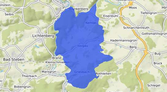 Bodenrichtwertkarte Issigau