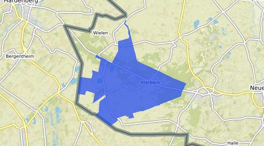 Bodenrichtwertkarte Itterbeck