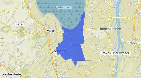 Bodenrichtwertkarte Jade