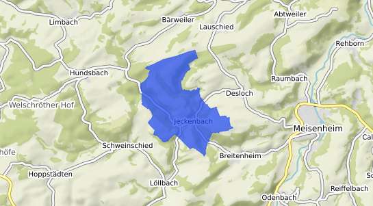 Bodenrichtwertkarte Jeckenbach