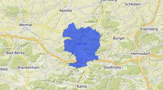 Bodenrichtwertkarte Jena