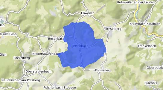 Bodenrichtwertkarte Jettenbach Oberbayern