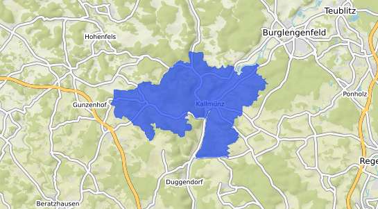 Bodenrichtwertkarte Kallm&uuml;nz