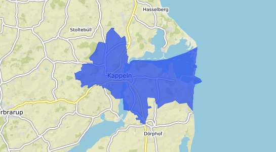 Bodenrichtwertkarte Kappeln Schlei