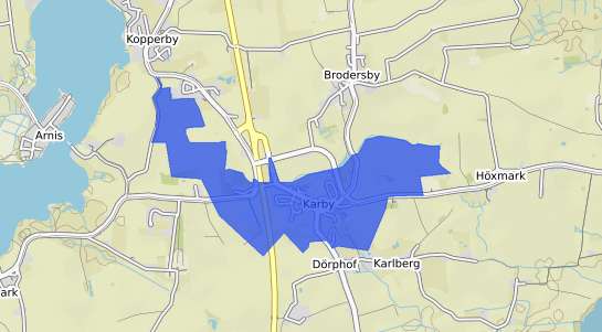 Bodenrichtwertkarte Karby Schwansen