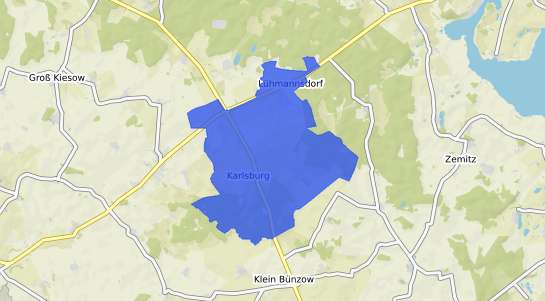 Bodenrichtwertkarte Karlsburg b. Greifswald