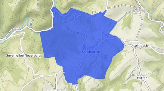 Bodenrichtwertkarte Karlshausen