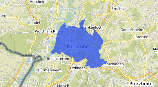 Bodenrichtwertkarte Karlsruhe Baden