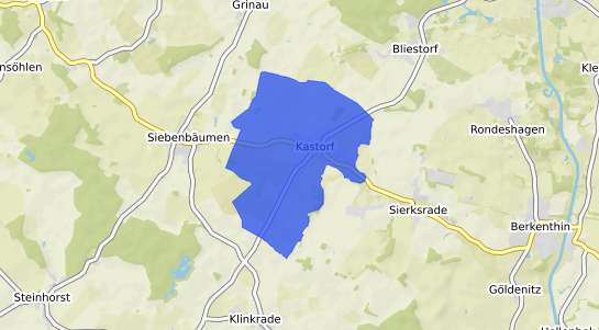 Bodenrichtwertkarte Kastorf b. Ludwigslust