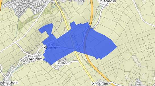 Bodenrichtwertkarte Kettenheim Rheinhessen