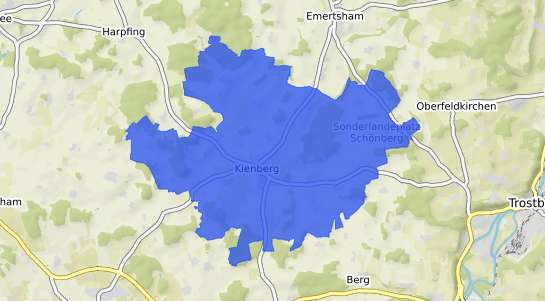 Bodenrichtwertkarte Kienberg Oberbayern