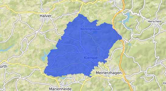 Bodenrichtwertkarte Kierspe