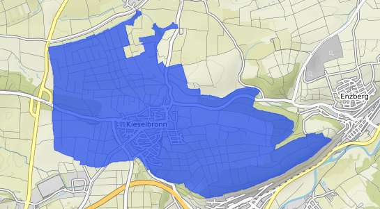 Bodenrichtwertkarte Kieselbronn