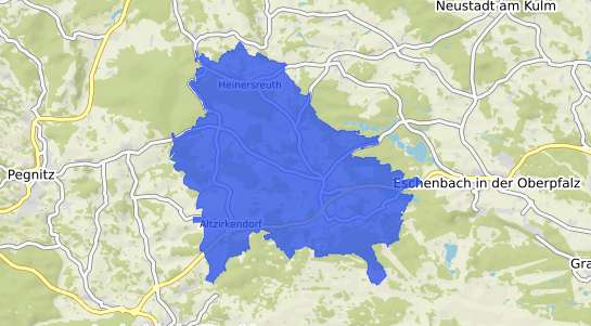 Bodenrichtwertkarte Kirchenthumbach