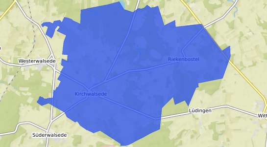 Bodenrichtwertkarte Kirchwalsede