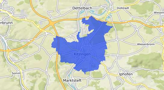 Bodenrichtwertkarte Kitzingen