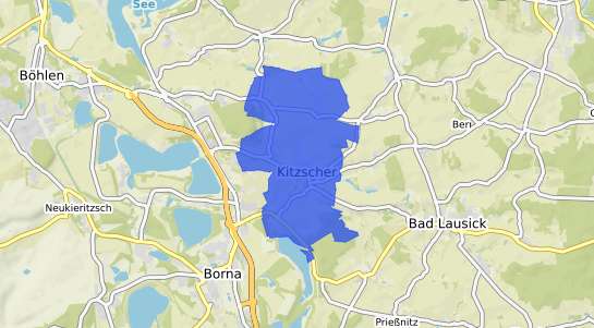 Bodenrichtwertkarte Kitzscher