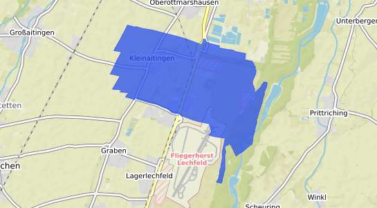 Bodenrichtwertkarte Kleinaitingen