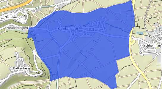 Bodenrichtwertkarte Kleinkarlbach