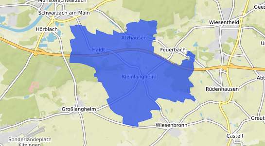 Bodenrichtwertkarte Kleinlangheim