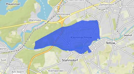 Bodenrichtwertkarte Kleinmachnow