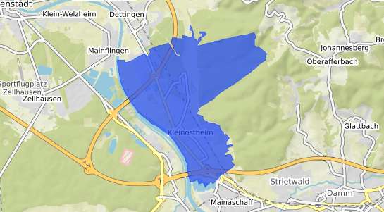 Bodenrichtwertkarte Kleinostheim