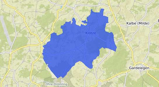 Bodenrichtwertkarte Klötze