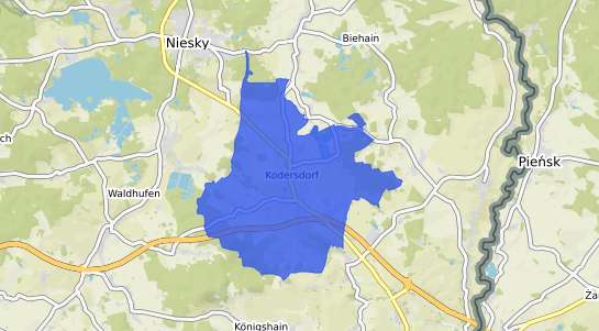 Bodenrichtwertkarte Kodersdorf