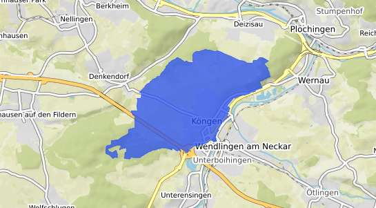 Bodenrichtwertkarte Koengen