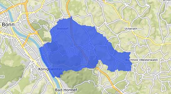 Bodenrichtwertkarte K&ouml;nigswinter