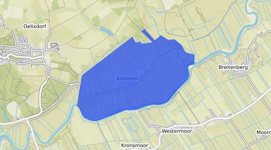 Bodenrichtwertkarte Kollmoor b. Itzehoe