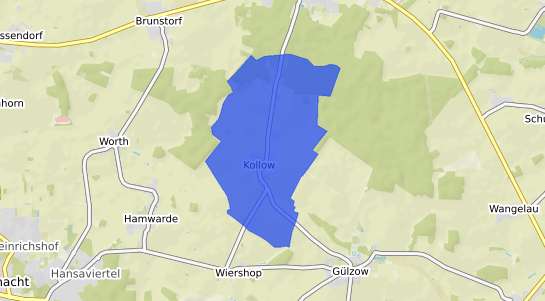 Bodenrichtwertkarte Kollow b. Schwarzenbek