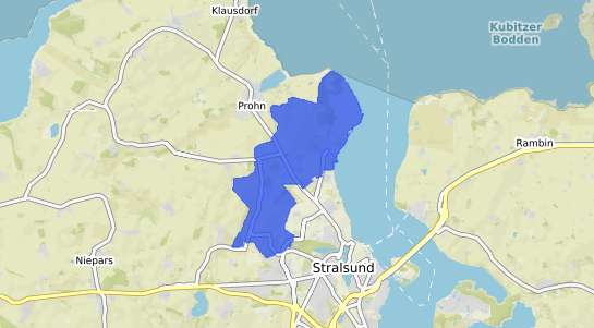 Bodenrichtwertkarte Kramerhof b. Stralsund