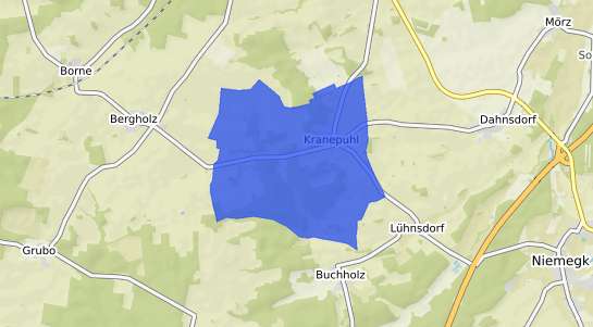 Bodenrichtwertkarte Kranepuhl