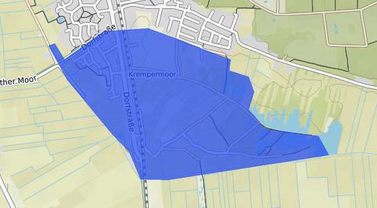 Bodenrichtwertkarte Krempermoor