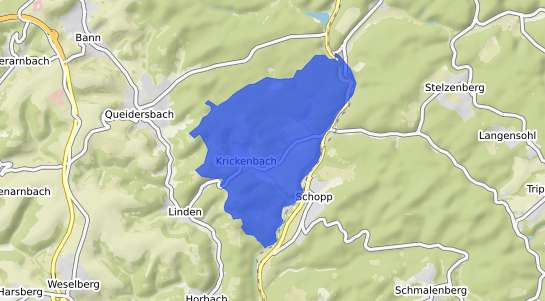 Bodenrichtwertkarte Krickenbach