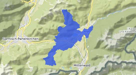 Bodenrichtwertkarte Kr&uuml;n