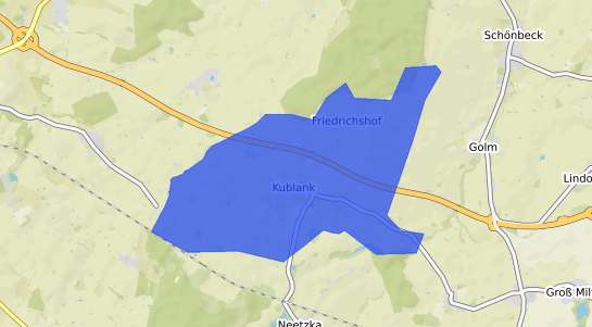 Bodenrichtwertkarte Kublank